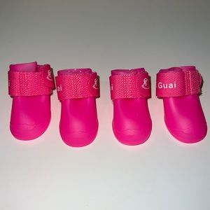 Pink Dog Shoes Size Small